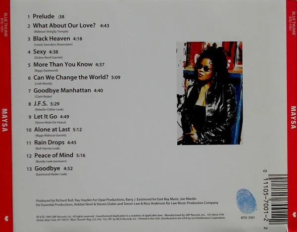 Maysa Leak - Maysa (CD) (VG+, VG+)