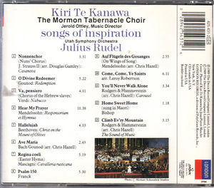 Kiri Te Kanawa, Mormon Tabernacle Choir, Utah Symphony Orchestra, Julius Rudel - Songs Of Inspiration (CD) (NM or M-, NM or M-)