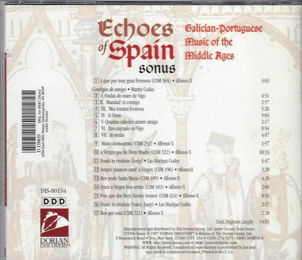Sonus  - Echoes Of Spain (CD) (NM or M-, VG+)