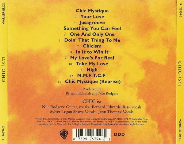 Chic - Chic-ism (CD) (NM or M-, VG+)