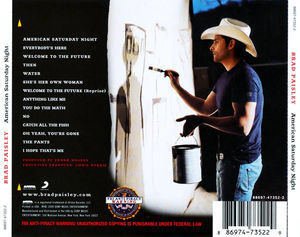 Brad Paisley - American Saturday Night (CD) (NM or M-, VG+)