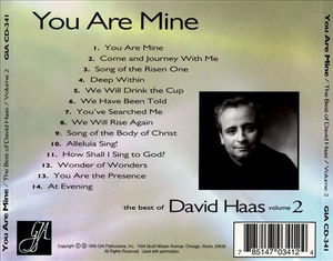 David Haas - You Are Mine (The Best Of David Haas Volume 2) (CD) (NM or M-, VG+)