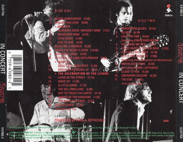 The Doors - In Concert (CD) (VG+, VG+)