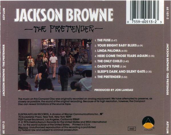 Jackson Browne - The Pretender (CD) (VG+, VG+)
