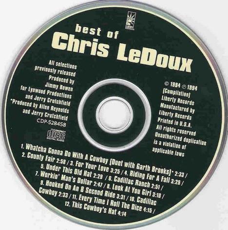 Chris LeDoux - Best Of (CD) (VG+, VG+)