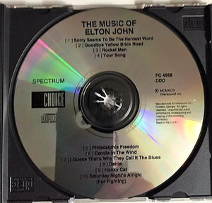 Spectrum  - The Music Of Elton John (CD) (NM or M-, NM or M-)