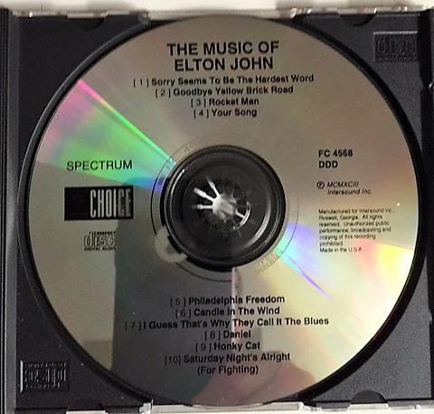 Spectrum  - The Music Of Elton John (CD) (NM or M-, NM or M-)