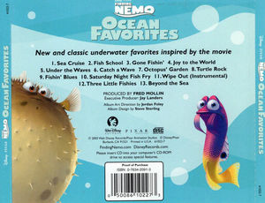 Fred Mollin And The Blue Sea Band - Finding Nemo: Ocean Favorites (CD) (NM or M-, VG+)