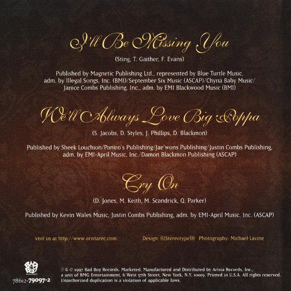 Puff Daddy & Faith Evans / 112 / The Lox - Tribute To The Notorious B.I.G. (CD) (VG+, VG+)