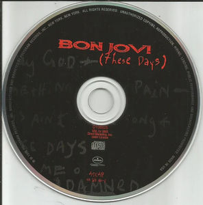 Bon Jovi - These Days (CD) (VG+, VG+)