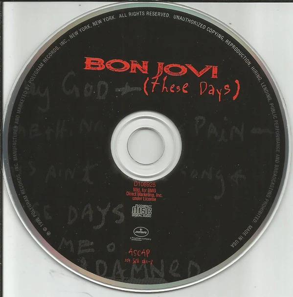 Bon Jovi - These Days (CD) (VG+, VG+)