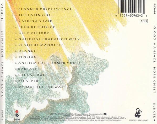 10,000 Maniacs - Hope Chest (The Fredonia Recordings 1982 - 1983) (CD) (NM or M-, VG+)
