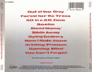 The Dream Syndicate - Out Of The Grey (CD) (VG+, VG+)