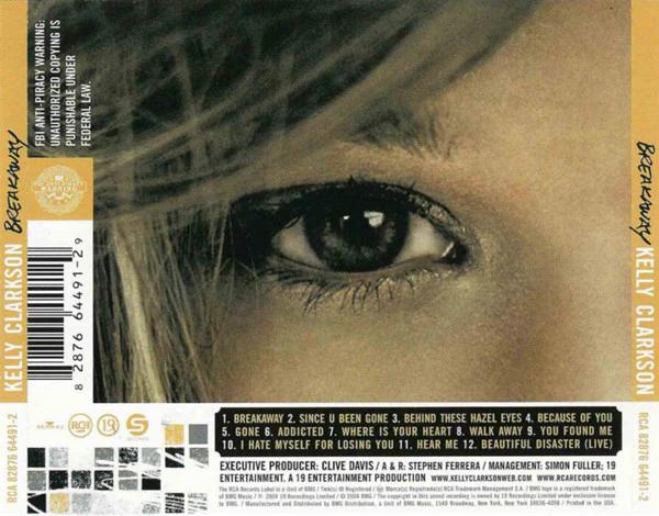Kelly Clarkson - Breakaway (CD) (VG, VG+)