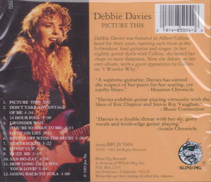 Debbie Davies - Picture This (CD) (VG+, VG+)