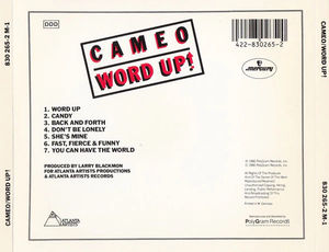 Cameo - Word Up! (CD) (NM or M-, NM or M-)
