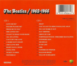 Beatles, The - 1962-1966 (CD) (NM or M-, VG+)