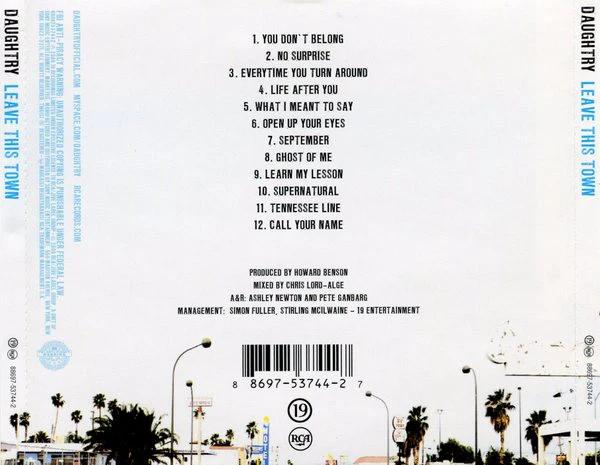 Daughtry - Leave This Town (CD) (VG+, VG+)