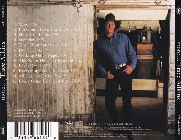 Trace Adkins - More... (CD) (VG+, VG+)