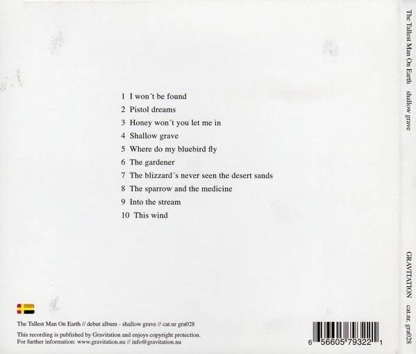 The Tallest Man On Earth - Shallow Grave (CD) (M, M)