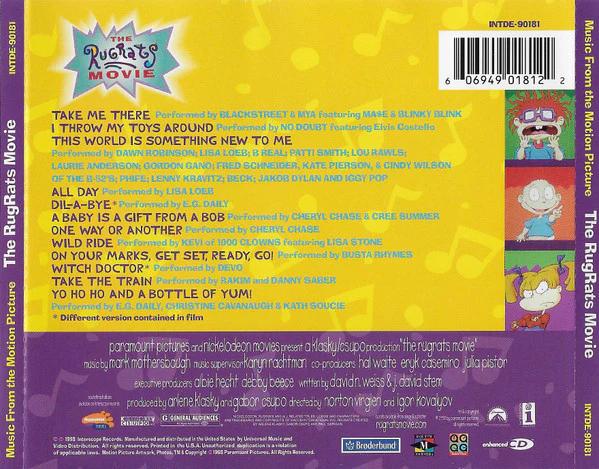 Various - Music From The Motion Picture The Rugrats Movie (CD) (VG+, VG+)
