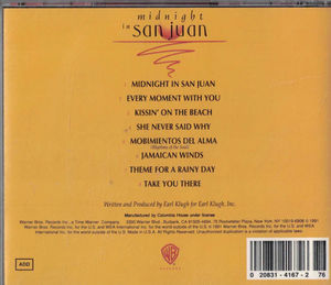 Earl Klugh - Midnight In San Juan (CD) (VG+, VG+)