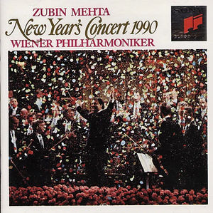 Zubin Mehta, Wiener Philharmoniker - New Year's Concert 1990 (CD) (NM or M-, VG+)