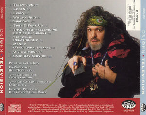 Dr. John - Television (CD) (NM or M-, VG+)