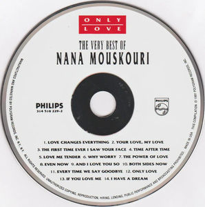 Nana Mouskouri - Only Love - The Very Best Of Nana Mouskouri (CD) (NM or M-, NM or M-)