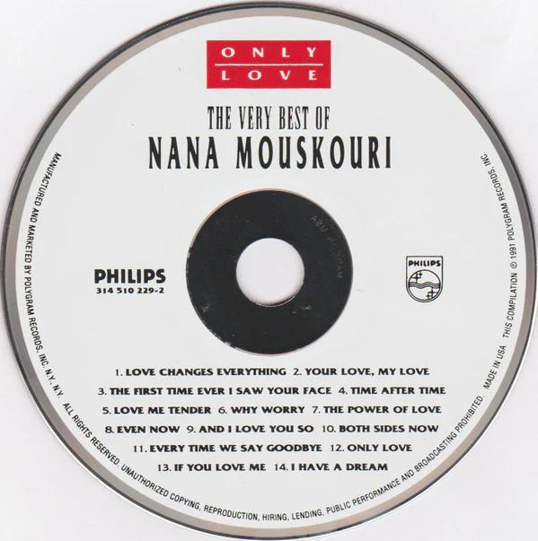 Nana Mouskouri - Only Love - The Very Best Of Nana Mouskouri (CD) (NM or M-, NM or M-)