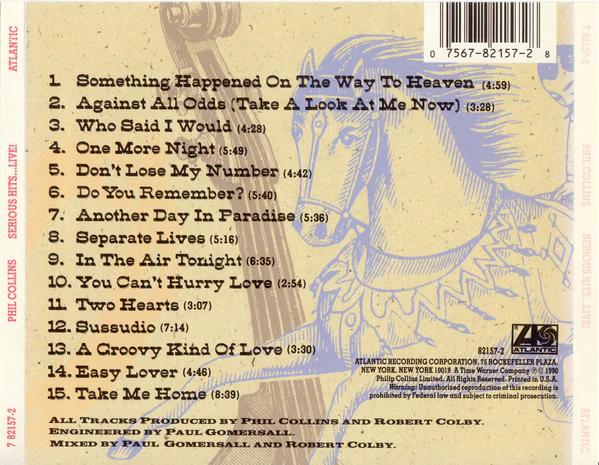 Phil Collins - Serious Hits...Live! (CD) (NM or M-, VG+)