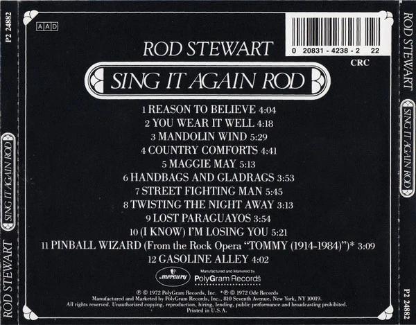 Rod Stewart - Sing It Again Rod (CD) (NM or M-, VG+)