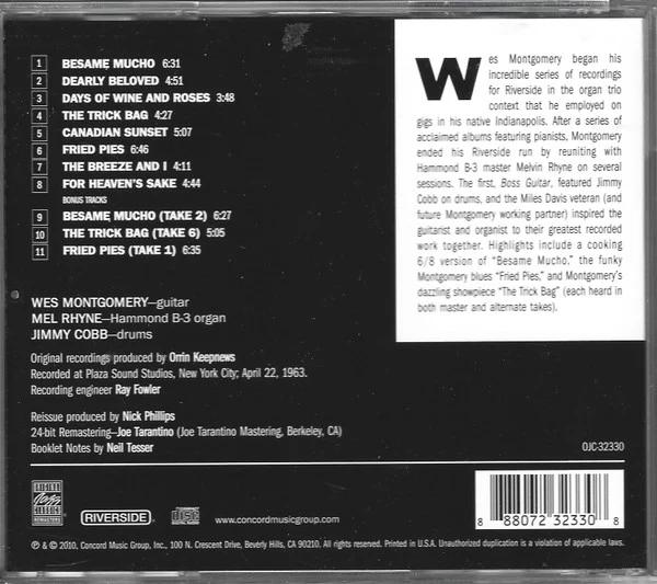 Wes Montgomery - Boss Guitar (CD) (VG+, VG+)