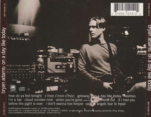 Bryan Adams - On A Day Like Today (CD) (VG+, VG+)