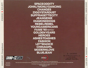 David Bowie - Changesbowie (CD) (NM or M-, VG+)