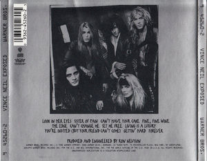 Vince Neil - Exposed (CD) (NM or M-, VG+)