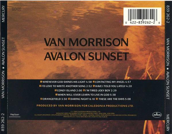Van Morrison - Avalon Sunset (CD) (VG+, VG+)