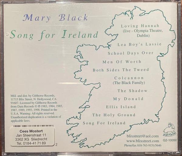 Mary Black - Song For Ireland (CD) (NM or M-, VG+)