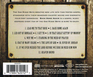The Oak Ridge Boys - Back Home Again: Gospel Favorites (CD) (NM or M-, VG+)