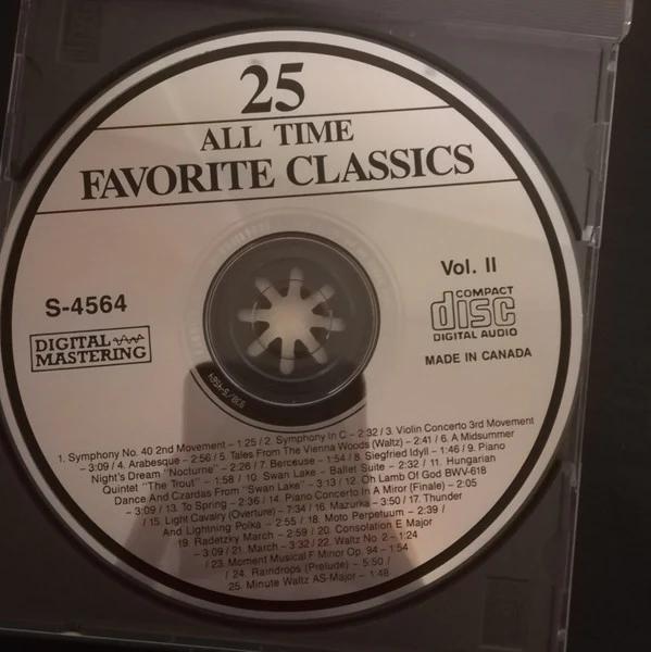 Various - 25 All Time Favorite Classics Vol. 2 (CD) (NM or M-, NM or M-)