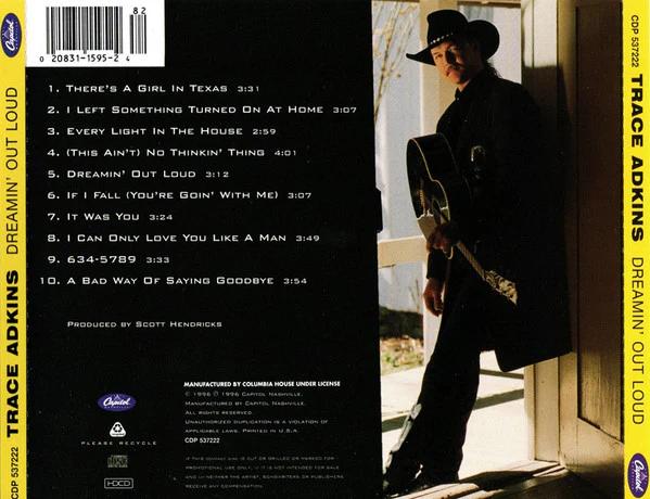 Trace Adkins - Dreamin' Out Loud (CD) (VG+, VG+)