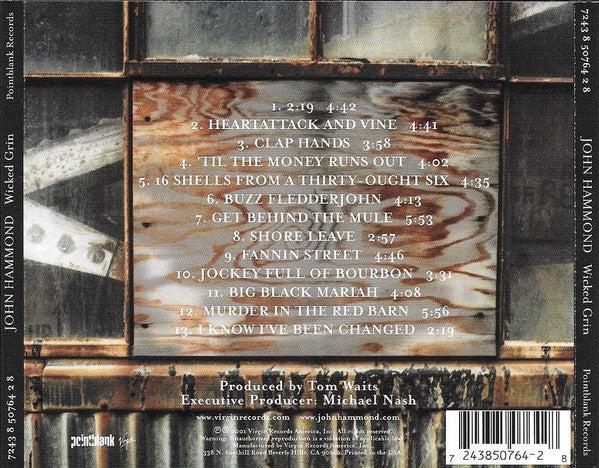 John Paul Hammond - Wicked Grin (CD) (NM or M-, VG+)