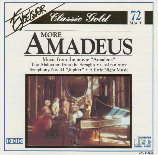 Wolfgang Amadeus Mozart - More Amadeus - Music From The Movie "Amadeus" (CD) (NM or M-, NM or M-)