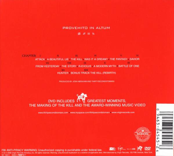 30 Seconds To Mars - A Beautiful Lie (CD) (NM or M-, VG+)