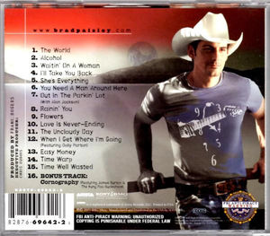 Brad Paisley - Time Well Wasted (CD) (VG+, VG+)