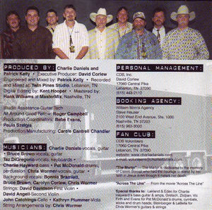The Charlie Daniels Band - Road Dogs (CD) (NM or M-, VG+)