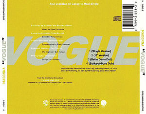 Madonna - Vogue (CD) (VG+, VG+)