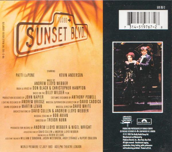 Andrew Lloyd Webber - Sunset Boulevard (World Premiere Recording) (CD) (NM or M-, VG+)