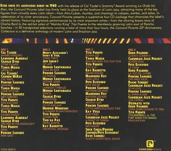 Various - Concord Picante • 25th Anniversary Collection (CD) (NM or M-, VG+)