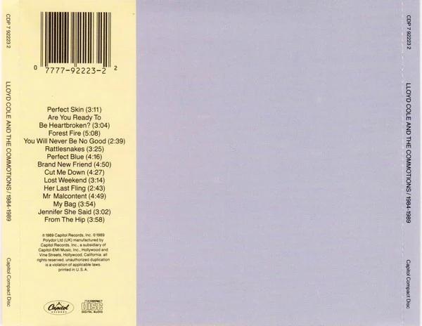 Lloyd Cole & The Commotions - 1984-1989 (CD) (VG+, VG+)